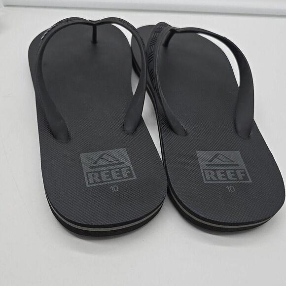 Reef Men's Phantom Nias Flip Flops‎ - Black/Grey 10 - Picture 4 of 11